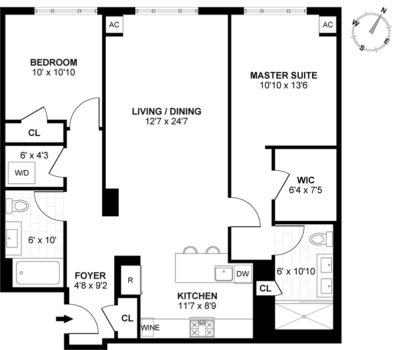 Floorplan for 205 Water Street