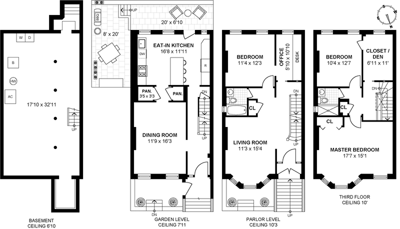 Floorplan for 161 12th Street
