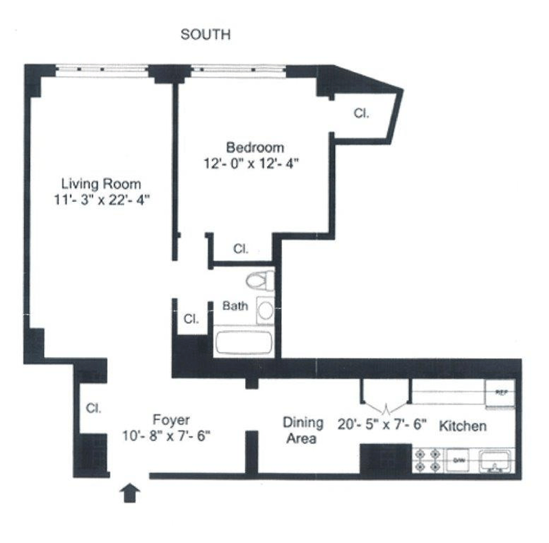 Floorplan for 20 West 64th Street, PHV