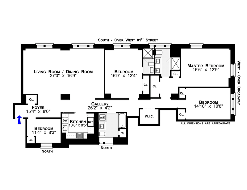 Floorplan for 219 West 81st Street