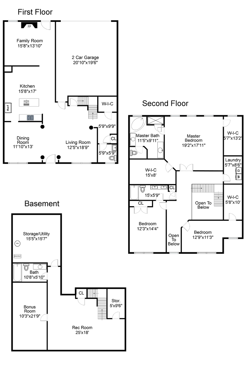 Floorplan for 106 Harrison Ave