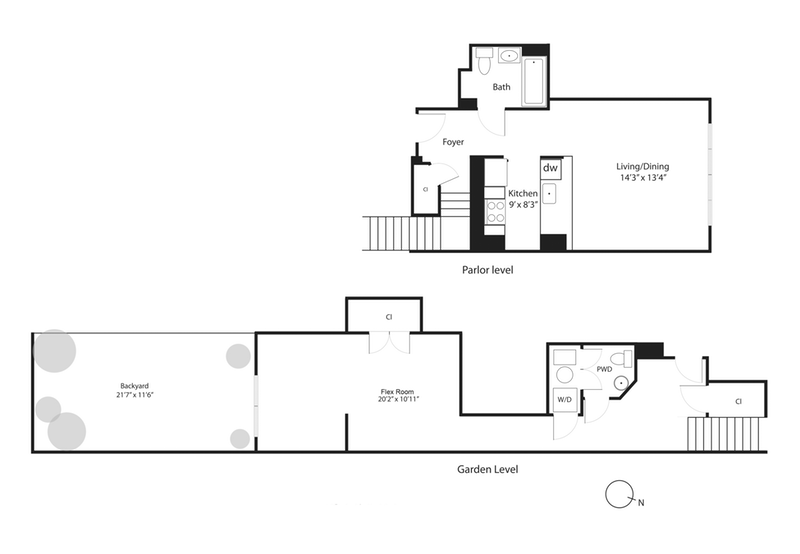 Floorplan for 136 St Marks Place, 1A