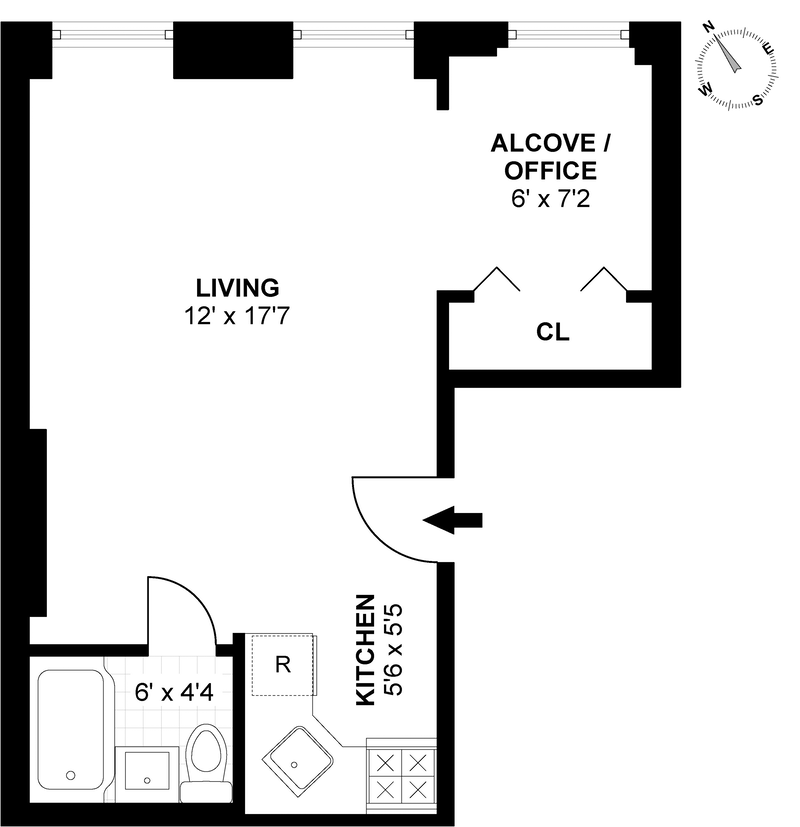 Floorplan for 144 Park Place, 2F