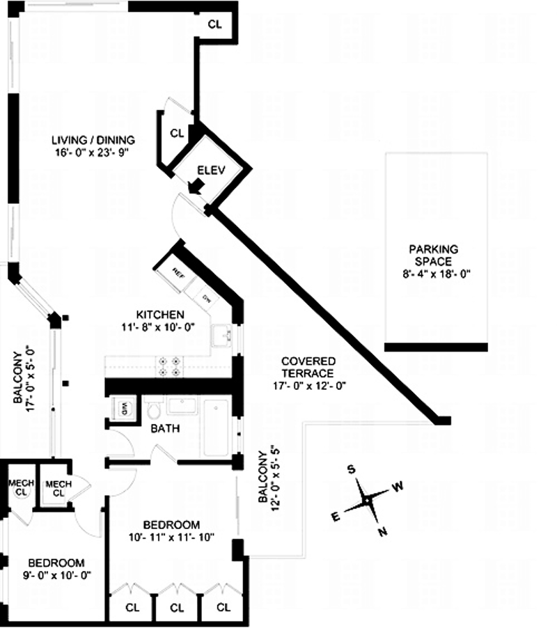 Floorplan for 268 Wythe Ave, 4A