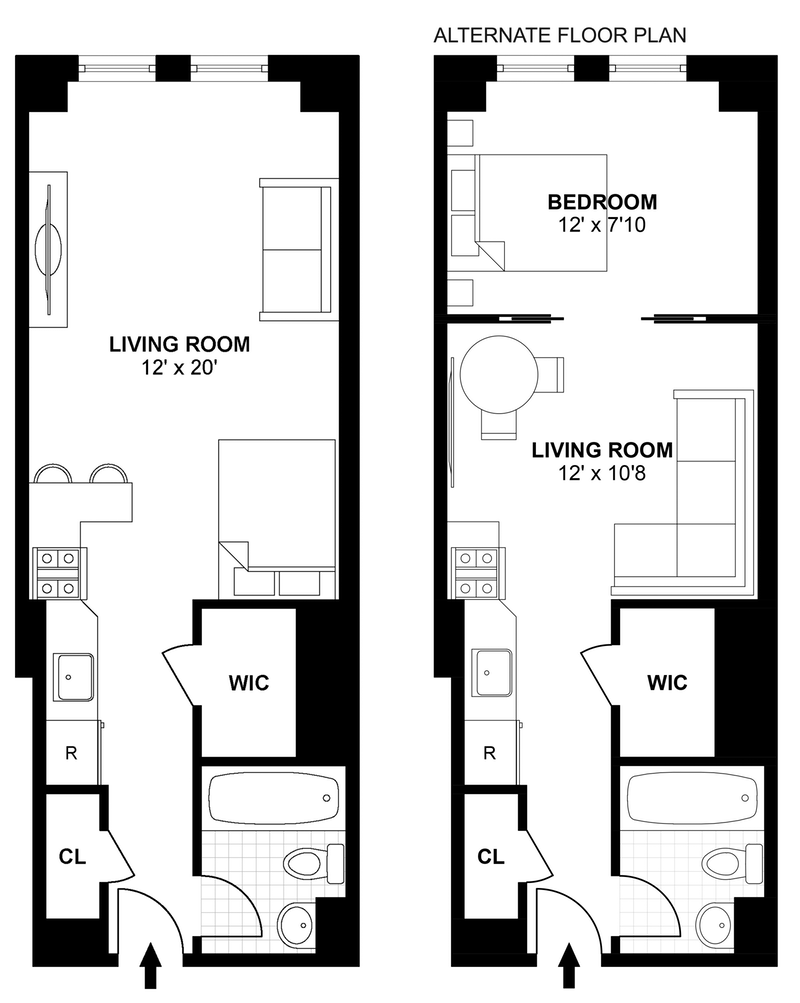 Floorplan for 310 Riverside Drive, 1011