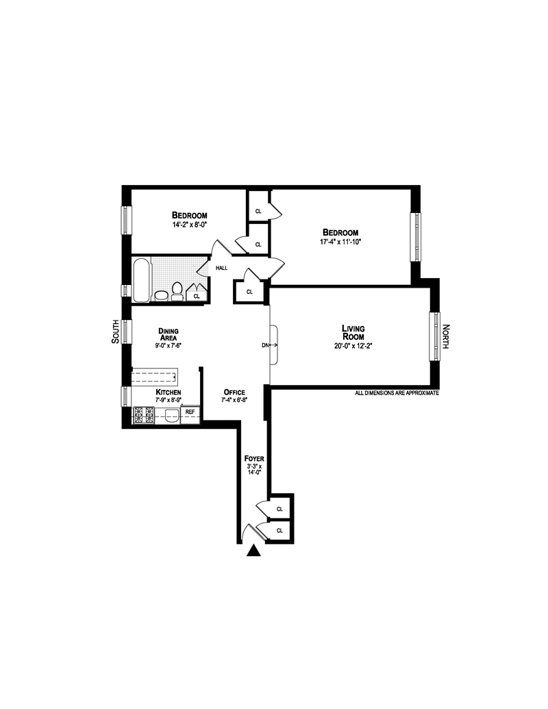 Floorplan for 113 -14 72nd Road