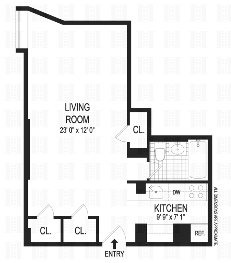 Floorplan for 720 Greenwich Street, 7M