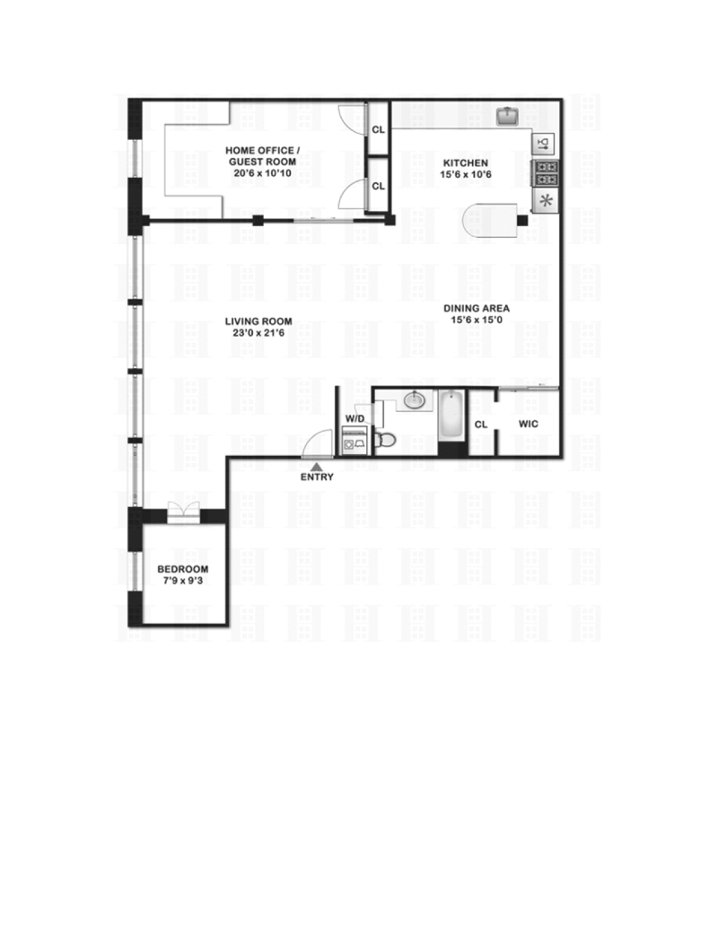 Floorplan for 148 Greene Street, 6W