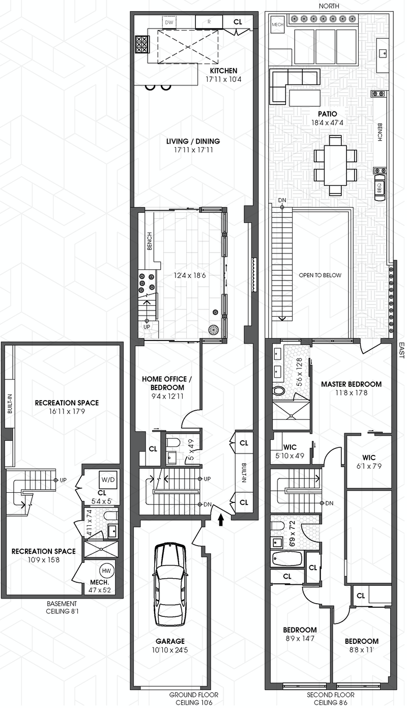 Floorplan for 709 Sackett St, 1