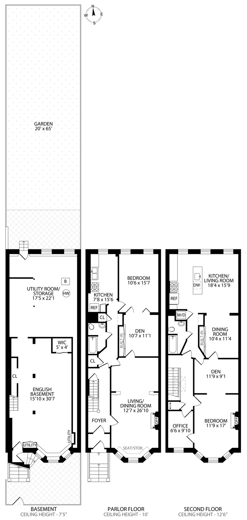 Floorplan for 1353 Park Place