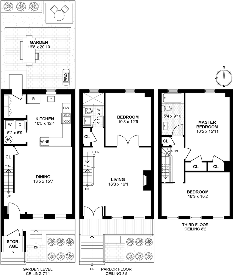 Floorplan for 340 8th Street