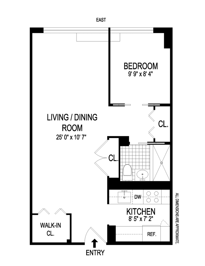 Floorplan for 251 East 32nd Street, 3D