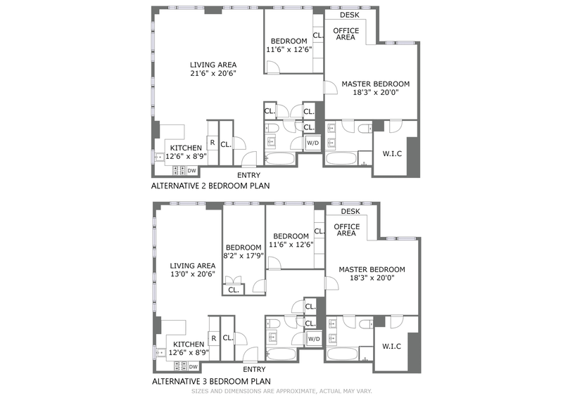 Floorplan for 322 West 57th Street, 47U