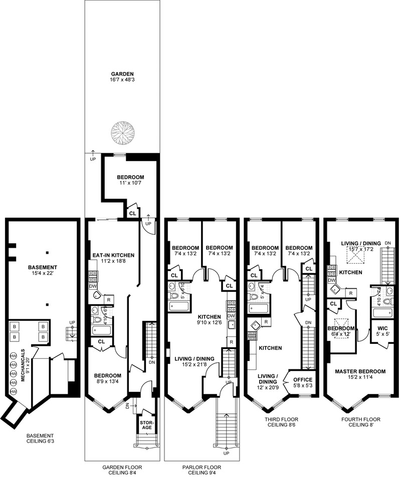 Floorplan for 461 Halsey Street, 2A