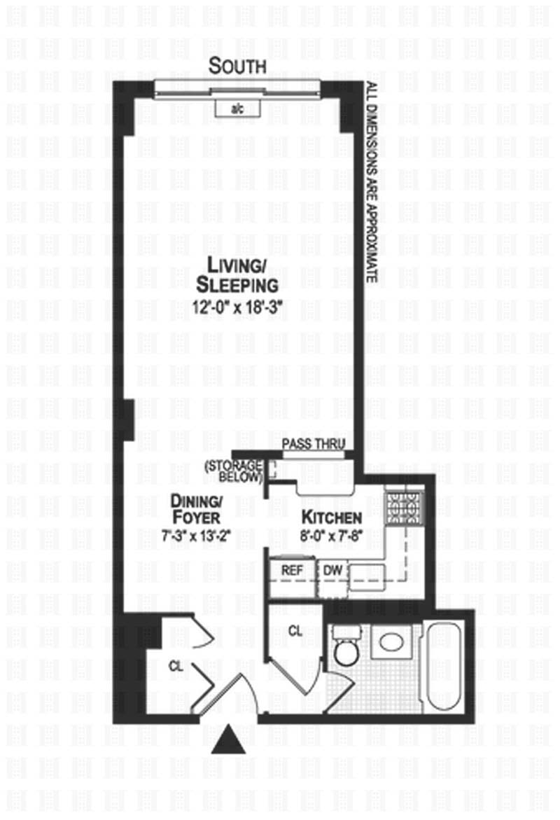 Floorplan for 16 West 16th Street, 10NN