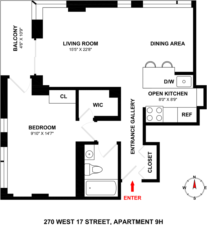 Floorplan for Grand Chelsea