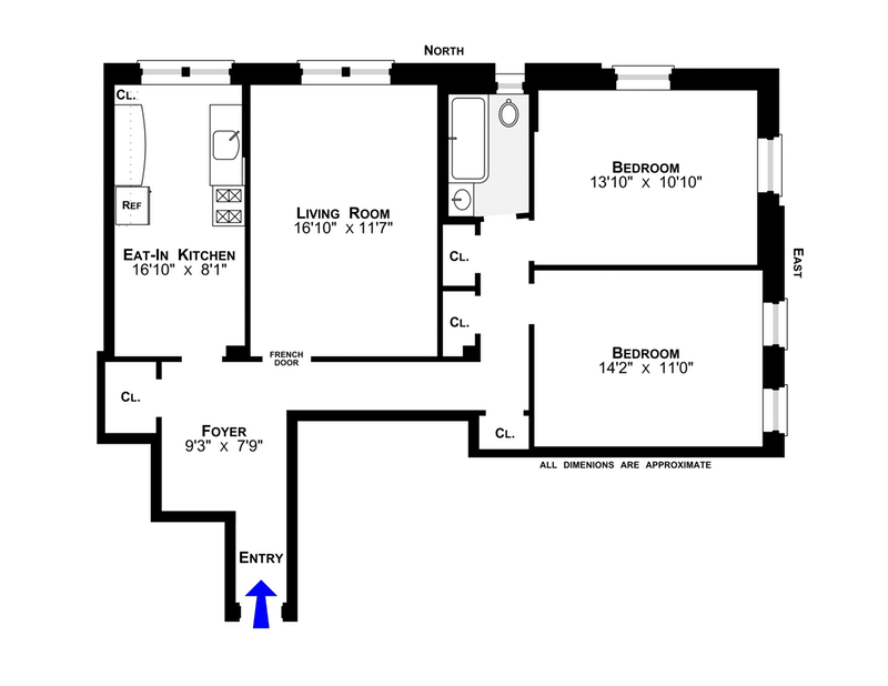 Floorplan for 504 Grand Street