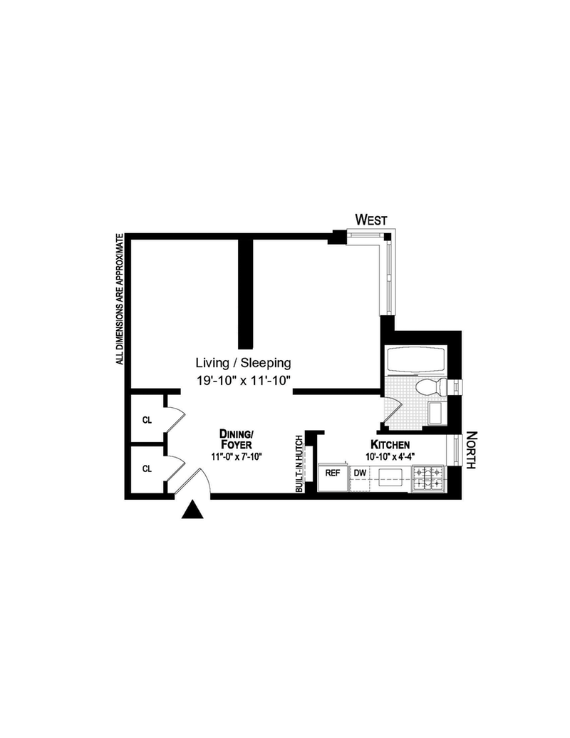 Floorplan for 720 Ft Washington Avenue, 5A