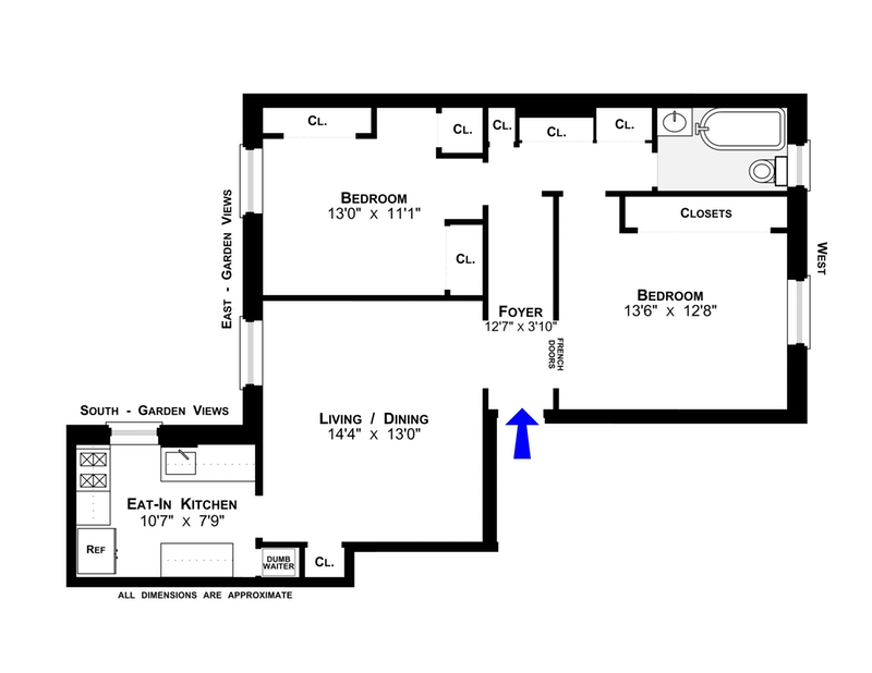Floorplan for 37 -45 84th Street, 32