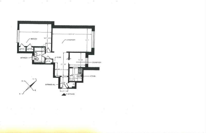 Floorplan for 100 Bennett Avenue, 6C