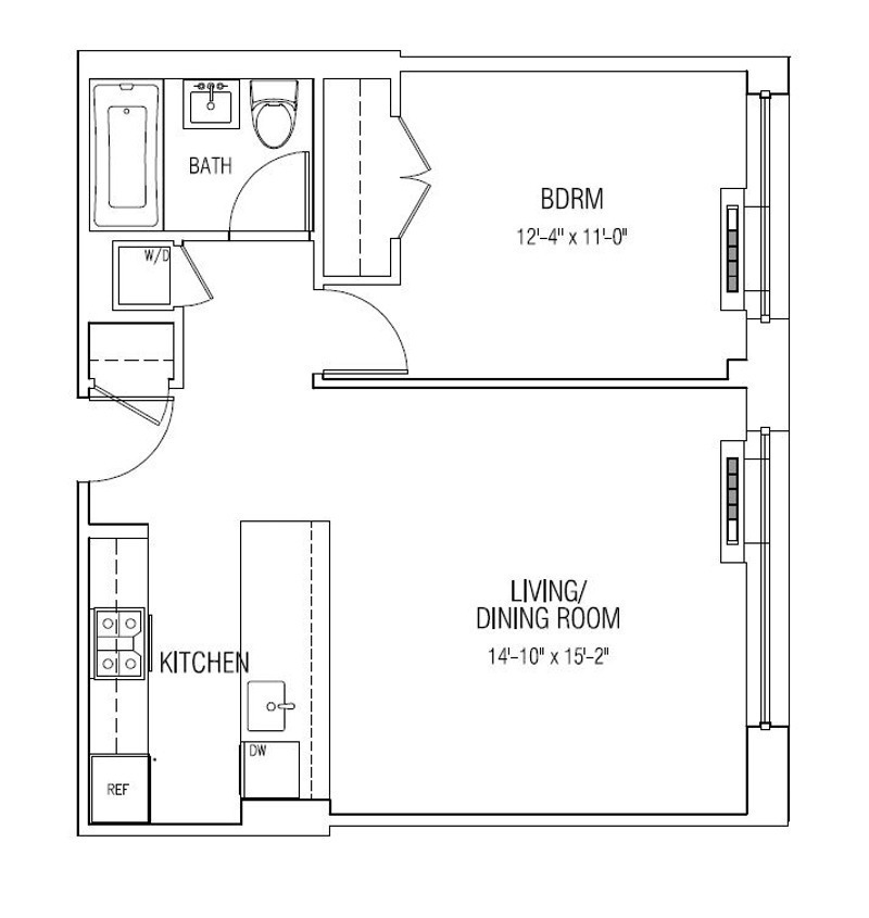 Floorplan for 80 Metropolitan Avenue, 5G