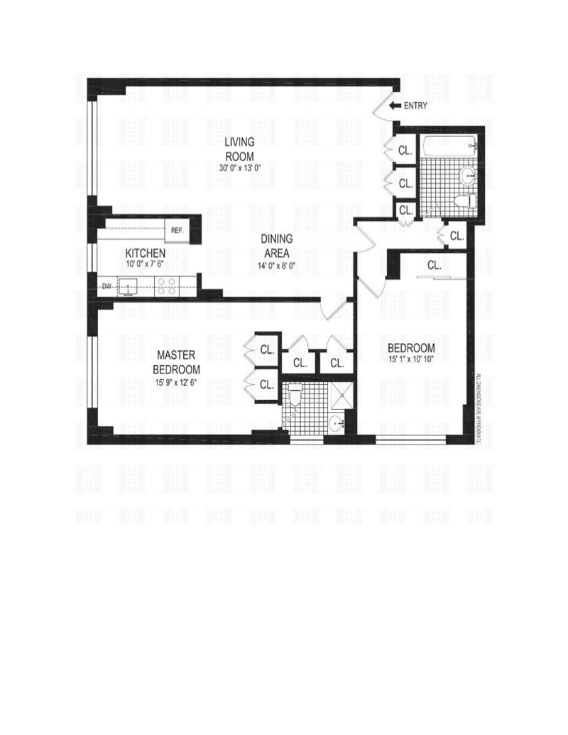 Floorplan for 440 East 62nd Street, 2D