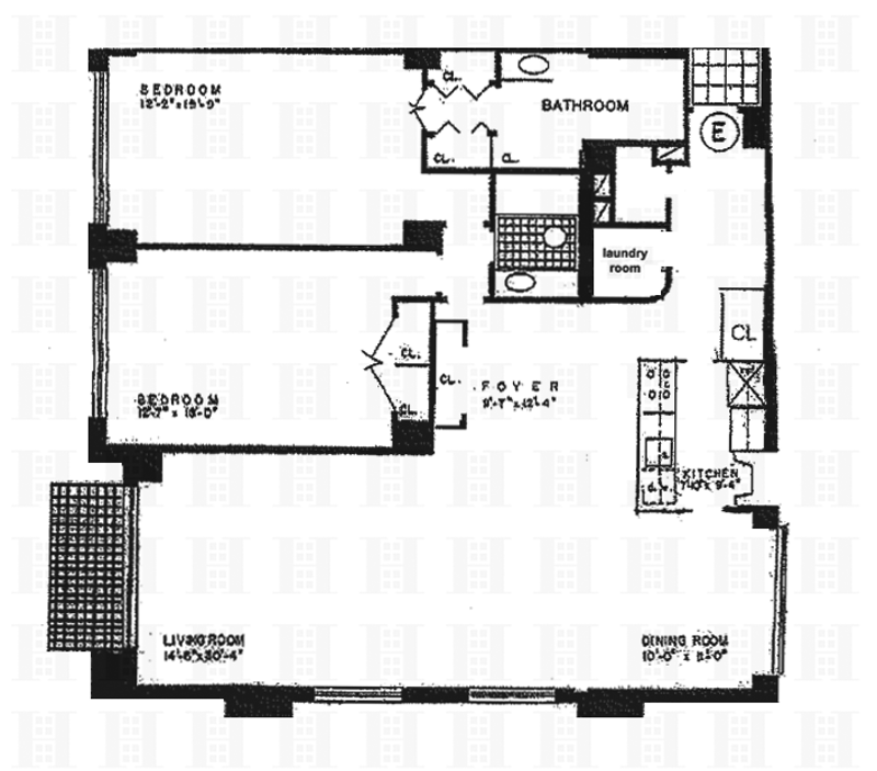 Floorplan for 303 East 57th Street, 42E