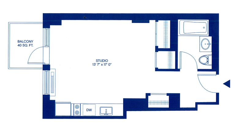 Floorplan for 350 Wadsworth Avenue, 3C
