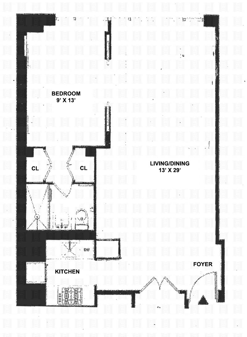 Floorplan for 211 East 51st Street