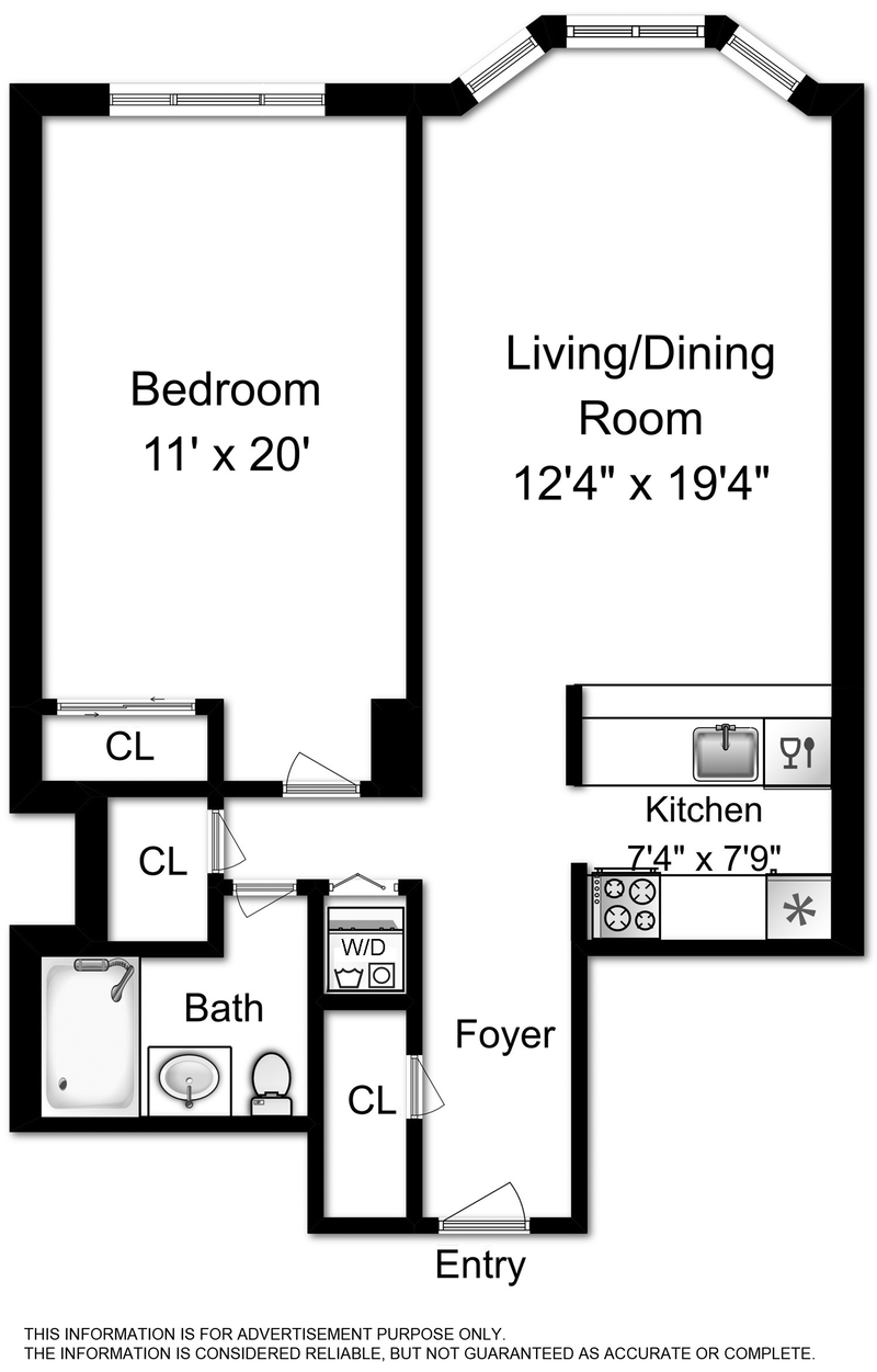 Floorplan for 1 2nd St, 1510