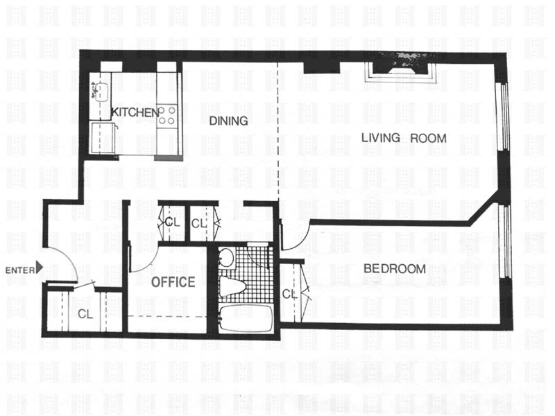 Floorplan for 521 West 47th Street