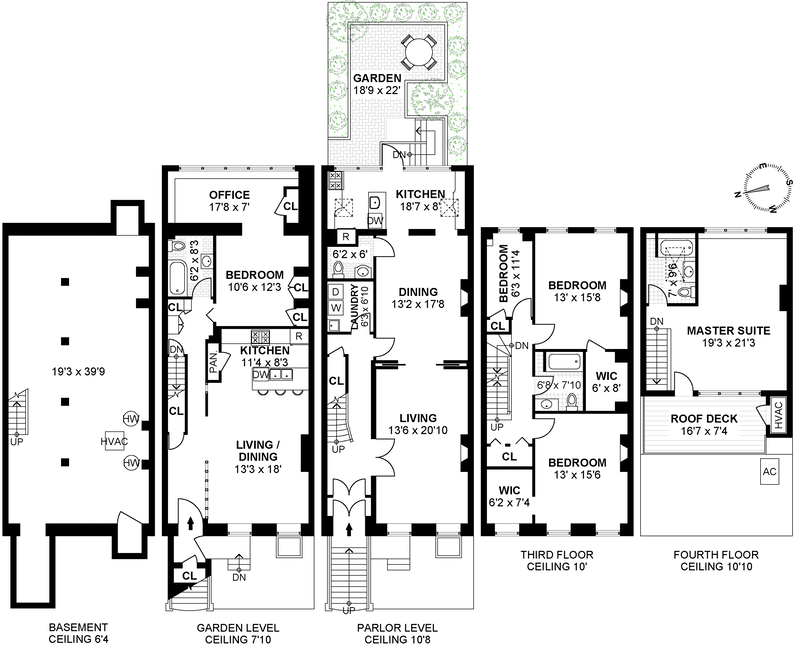 Floorplan for 1115 Bloomfield Street