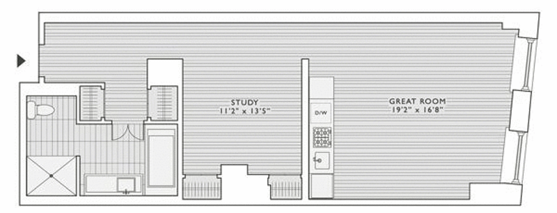 Floorplan for 20 Pine Street, 715