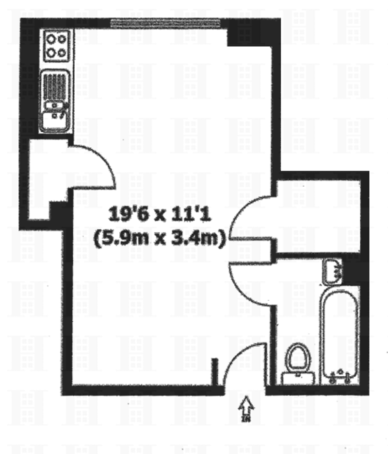 Floorplan for 45 Tudor City Place
