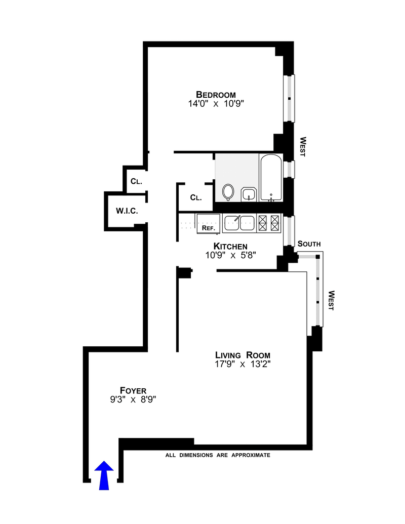 Floorplan for 530 Grand Street