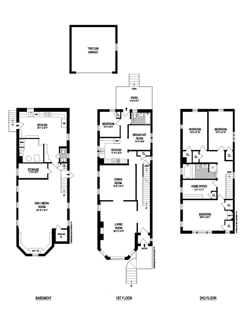 Floorplan for Extraordinary 1-Family Fully Detached