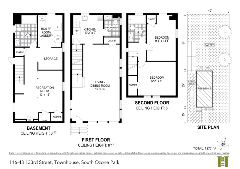 Floorplan for 116 -43 133rd Street