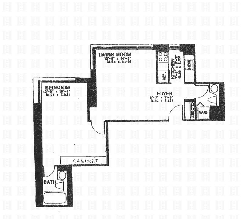 Floorplan for 524 East 72nd Street, 26E