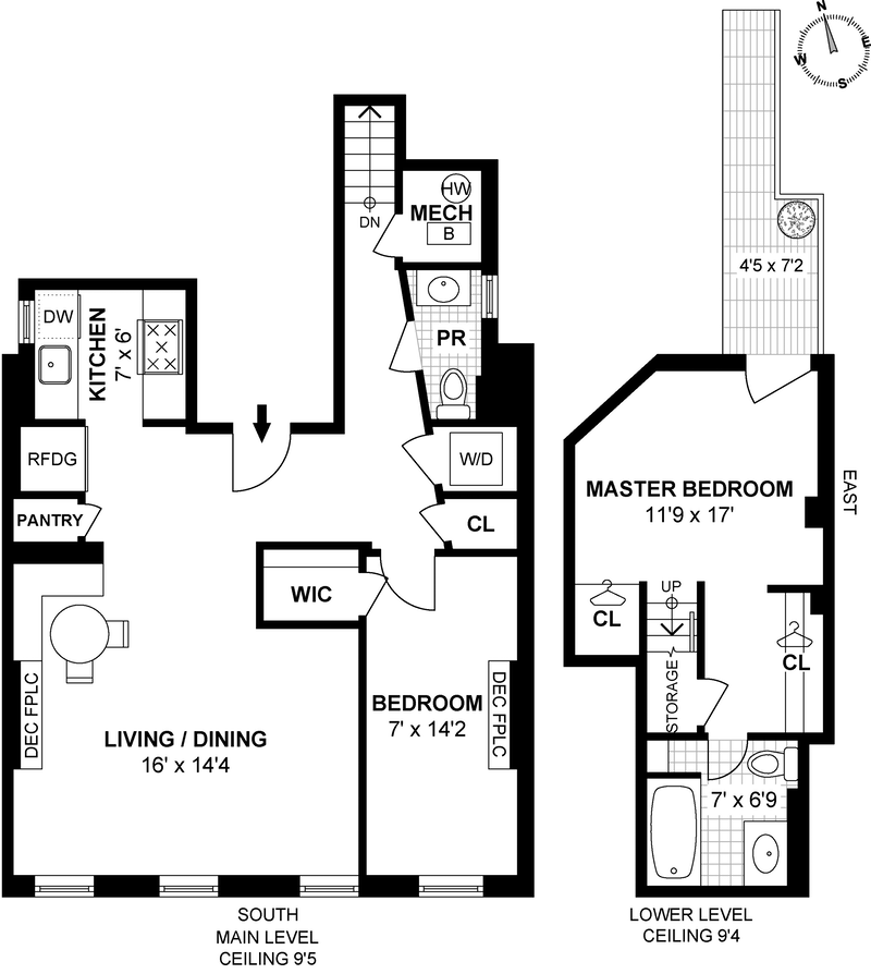 Floorplan for 234 9th St, 5