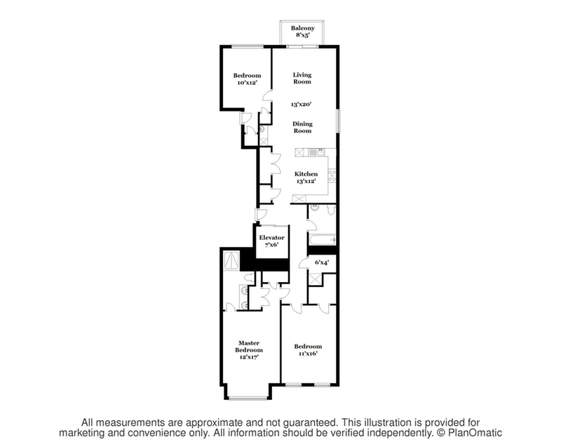 Floorplan for 213 Monroe St