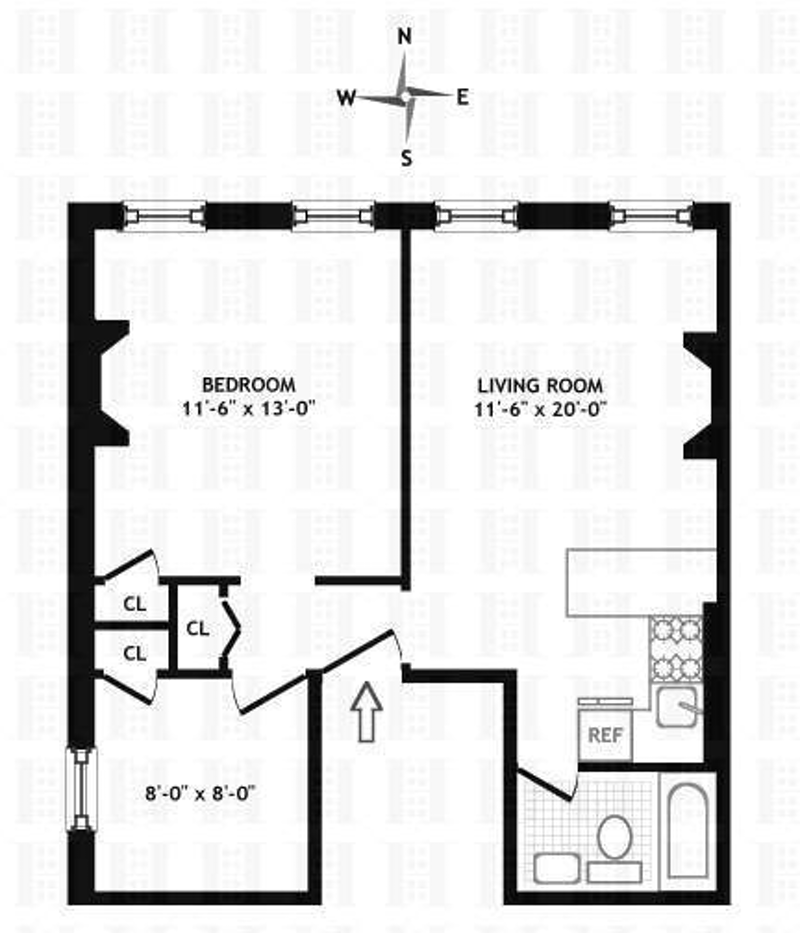 Floorplan for 504 East, 6th Street, 6