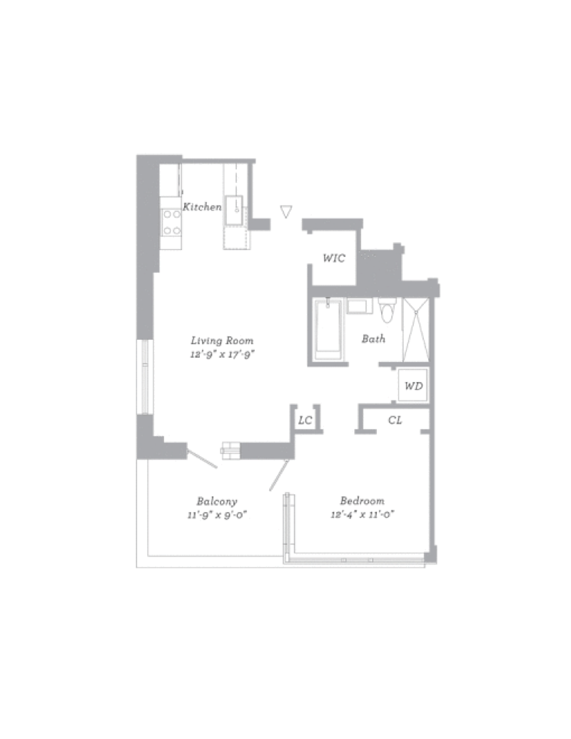 Floorplan for 2280 Frederick Douglass, 11E