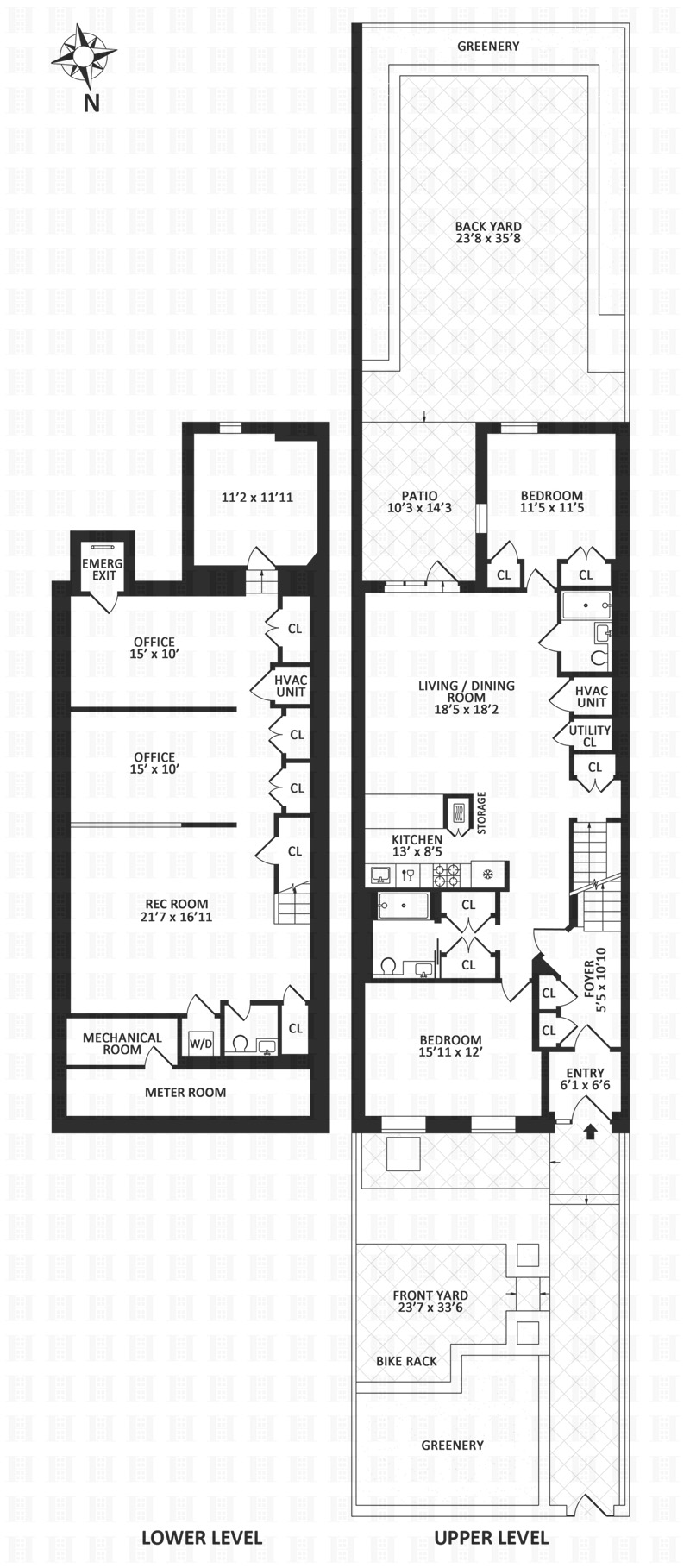 Floorplan for 132 2nd Place, 1
