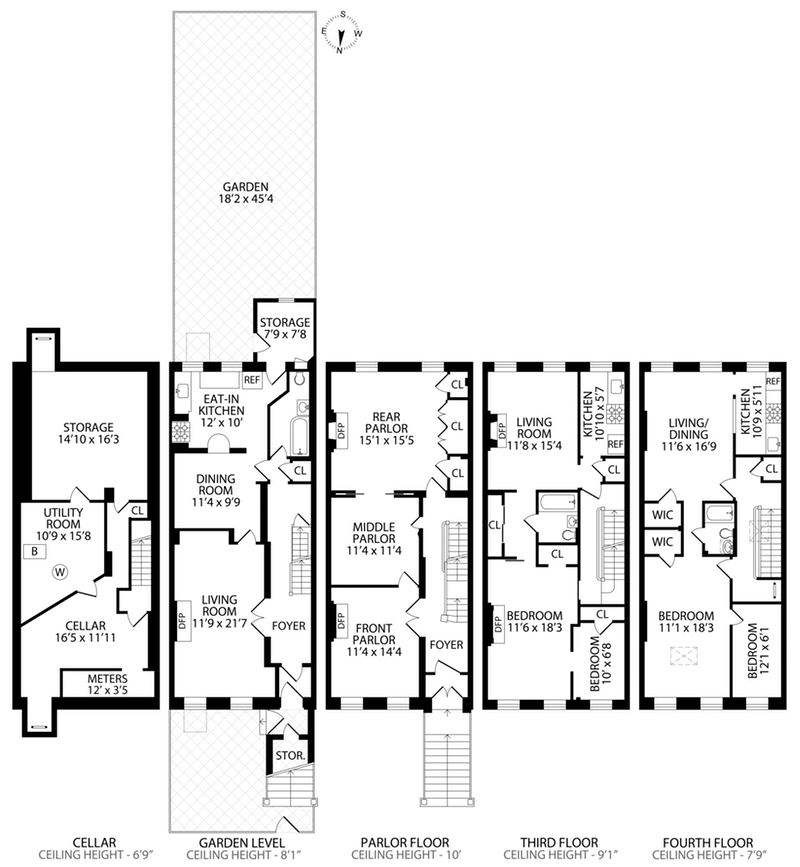 Floorplan for 588 Jefferson Avenue