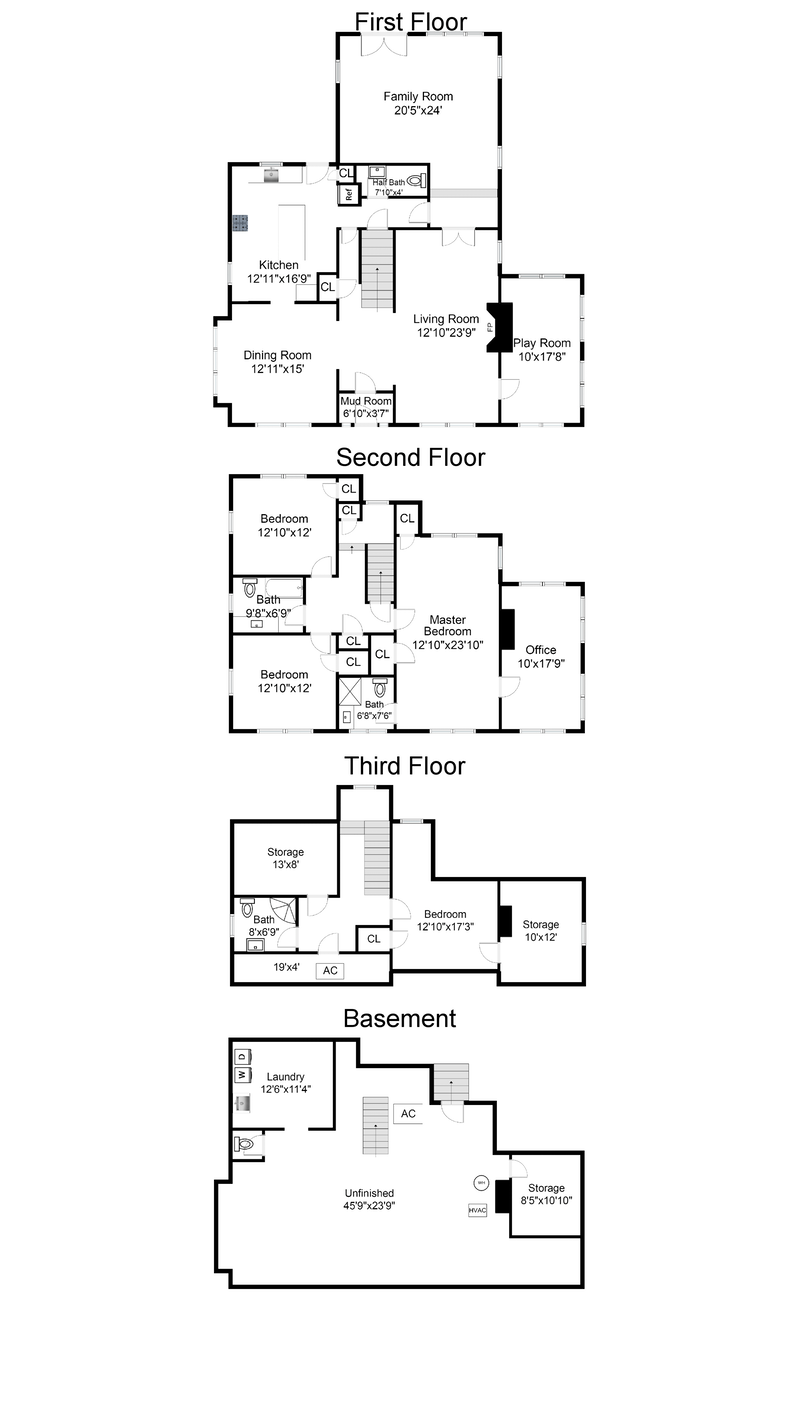Floorplan for 142 Bellevue Avenue