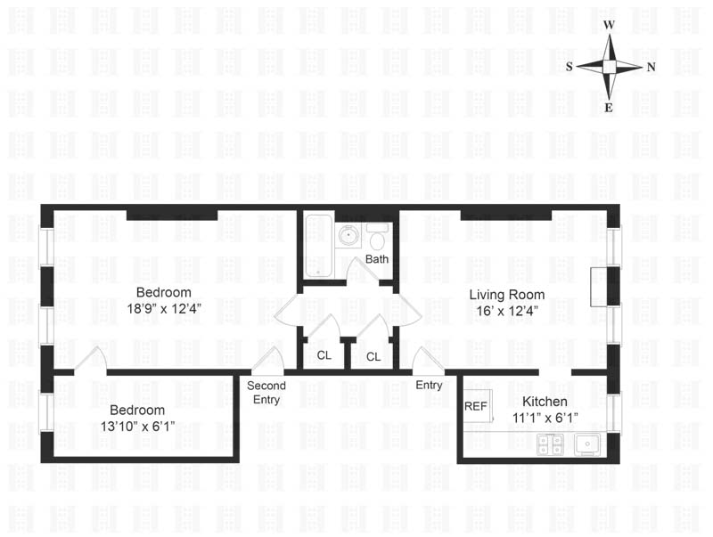 Floorplan for 441 Greene Avenue, 2FL