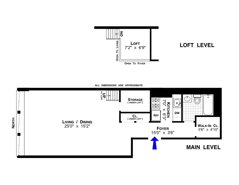 Floorplan for 310 East 46th Street, 16E
