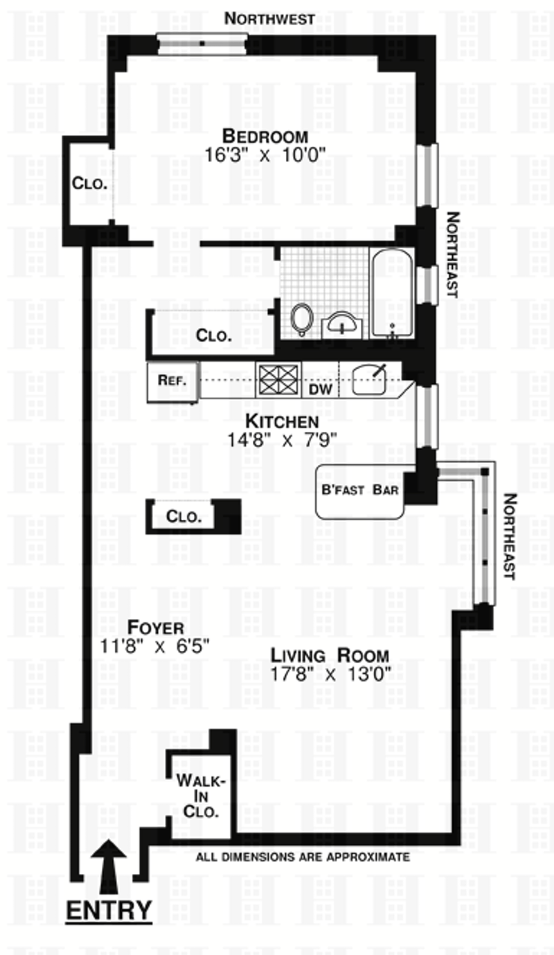 Floorplan for 477 FDR Drive