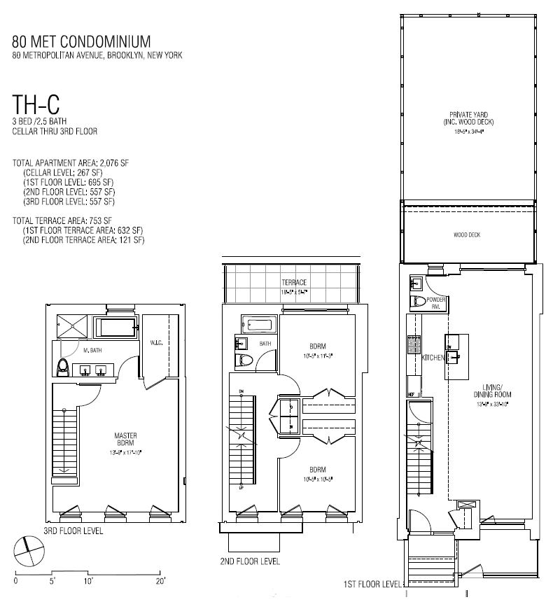 Floorplan for 80 Metropolitan Avenue, THC