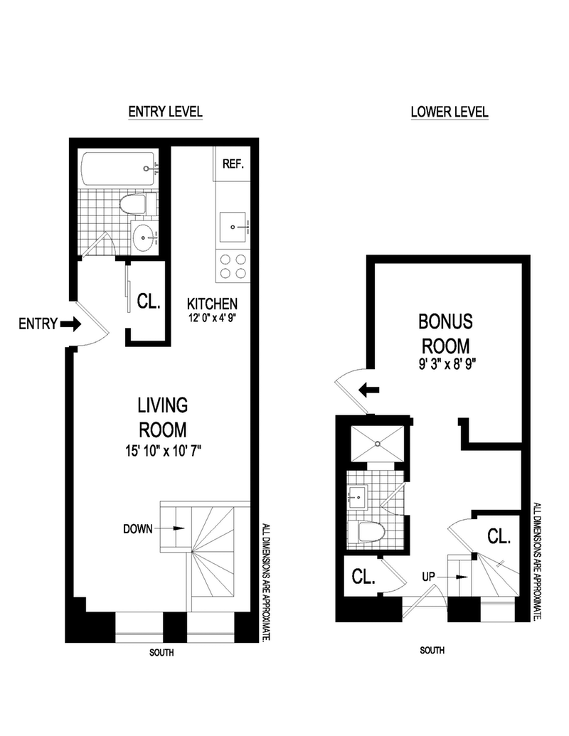 Floorplan for 53 West 90th Street, 1